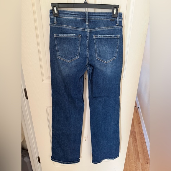 Risen Women's Dark Blue Flare Jeans - Picture 7 of 8